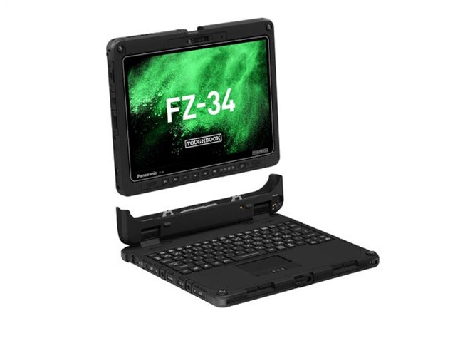 パナソニック、粉塵・温度環境に強いキーボード着脱式の12.4型堅牢