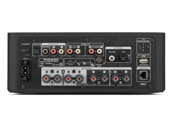 マランツ、ハイレゾ再生に対応したネットワークCDレシーバー「MCR 60n