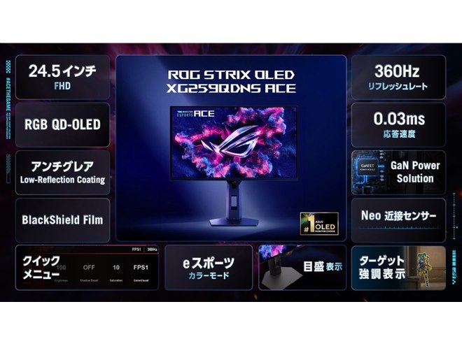 �uROG Strix OLED XG259QDNS Ace�v