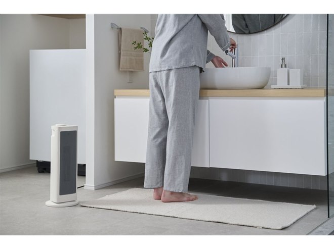 シロカ、3秒で発熱する速暖性パーソナル暖房「グラフェンコート