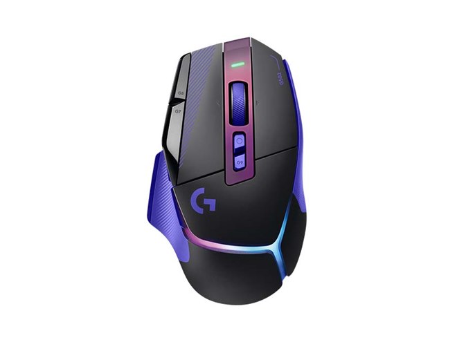ロジクール、ゲーミングマウス「G502 X PLUS」にダークライラックと