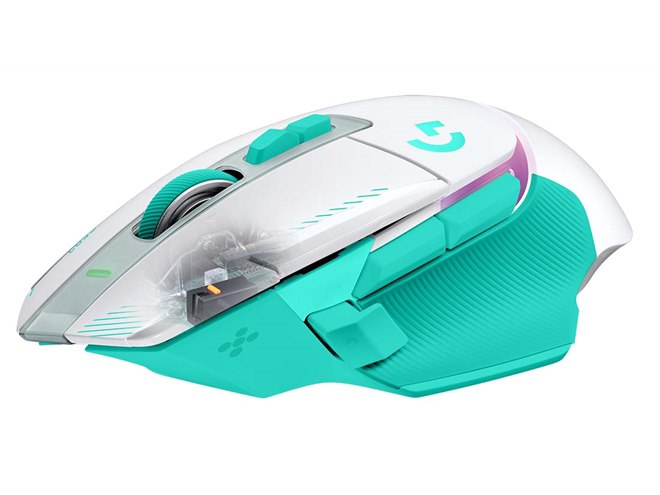 �uG502 X PLUS LIGHTSPEED ���C�����X RGB �Q�[�~���O�}�E�X�v�i�~���g�O���[���j