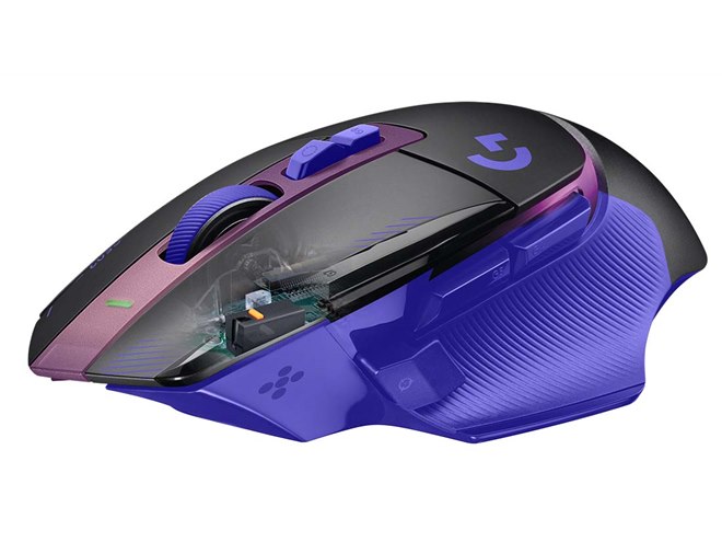 ロジクール、ゲーミングマウス「G502 X PLUS」にダークライラックと