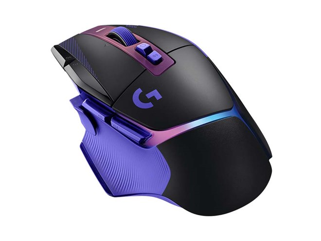 ロジクール、ゲーミングマウス「G502 X PLUS」にダークライラックと