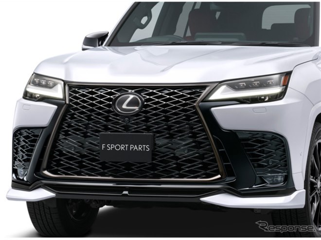 レクサス『LX』改良モデル向け「F SPORT PARTS」発売、全ボディカラー