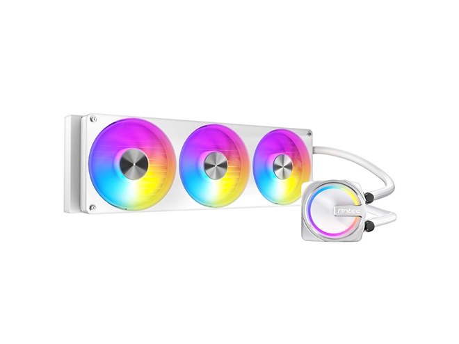 Antec、高い冷却性能とサイバー感溢れるRGBライティングを実現した水冷