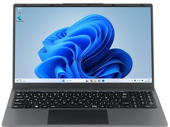 aiwa、180度開閉ディスプレイと充実のインターフェースを備えた15.6型