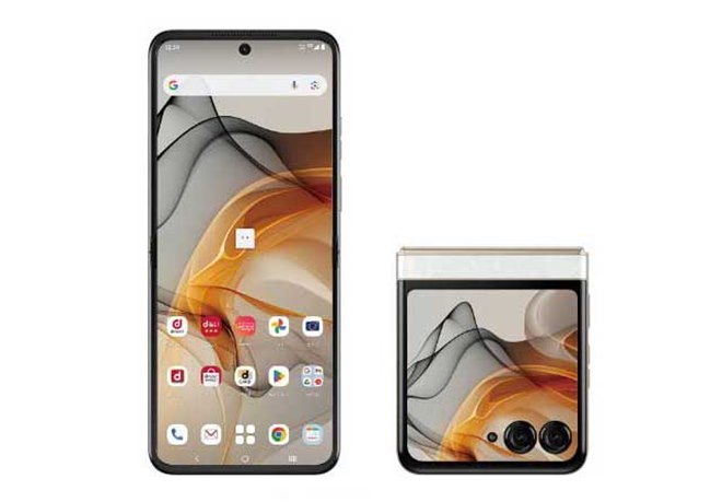 ドコモ、2タッチで「d払い」できるサブ画面搭載スマホ「motorola razr