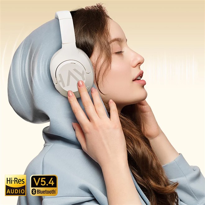 HAYLOU S30 ANC ワイヤレスヘッドホン ハイレゾ対応 Haylou S30 ANC｜静寂のハイレゾ＆ノイズキャンセリング
