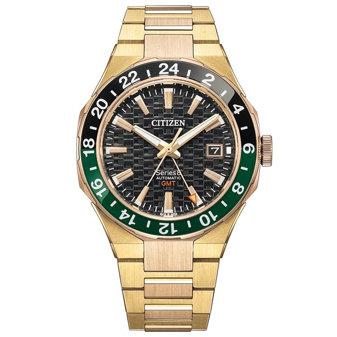 シチズン シリーズエイト、「880 Mechanical」ゴールドカラーの