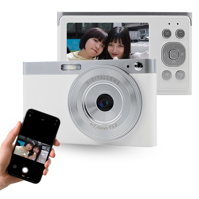 13,200円、Wi-Fiを搭載したコンパクトデジカメ「AN-DC003 13,200円、Wi-Fiを搭載したコンパクトデジカメ「AN-DC003