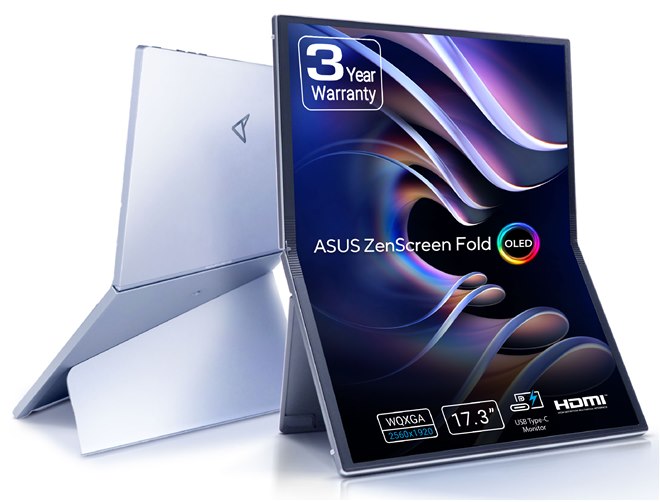 341,820円、折りたたみ式の有機ELパネルを採用した17.3型