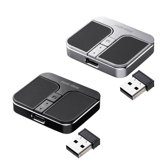 サンワ、厚さ約0.9cmのワイヤレスモバイルマウス「400-MAWB216