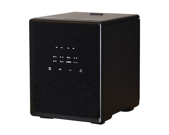 山善、設置面積が小さい「キューブ型マイコンジャー炊飯器」の5.5合