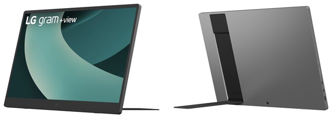 LG、8.9mm/780gの薄型軽量17型モバイルモニター「LG gram +view