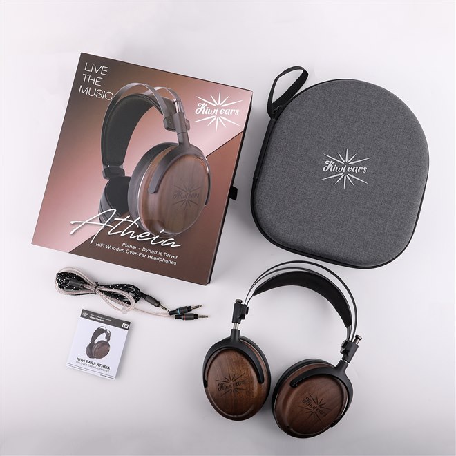 Kiwi Ears『Atheia』レビュー。Kiwi Earsのヘッドホンは平面と