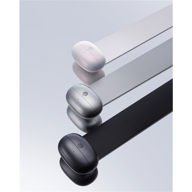 MUZEN Trickle クリップオンイヤフォン シルバー MUZEN ワイヤレスイヤホン イヤホン bluetooth イヤーカフ型