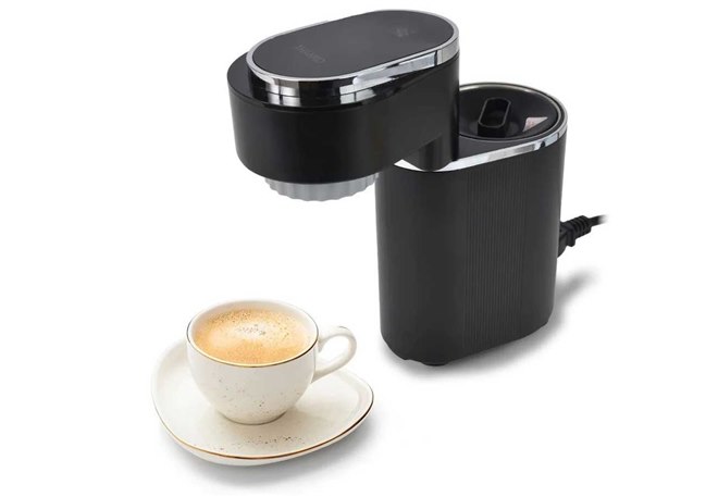 1人分を約2分で抽出、コンパクトなエスプレッソマシン「ミニバリ」を