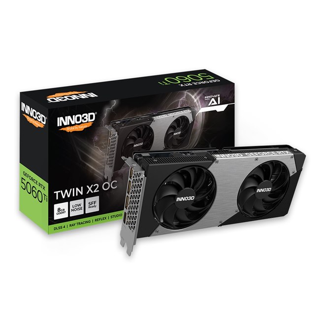 INNO3D、「GeForce RTX 5060 Ti」搭載ビデオカードが8モデル発売