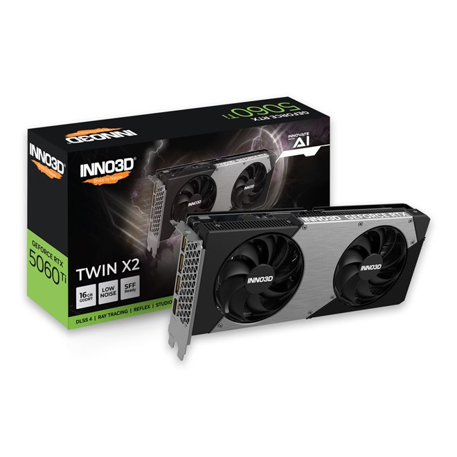 INNO3D、「GeForce RTX 5060 Ti」搭載ビデオカードが8モデル発売