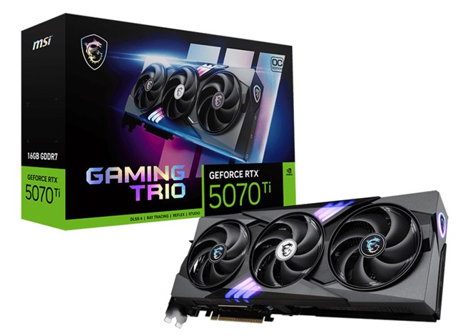 MSI、「GeForce RTX 5070 Ti」を搭載したオーバークロックモデル MSI、「GeForce RTX 5070 Ti」を搭載したオーバークロックモデル
