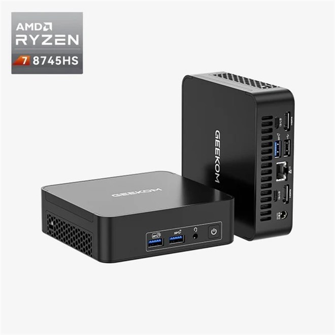 すぐ使える組立済Ryzen7パソコン。メモリ16G。OSインストール済み GEEKOM、インテル/AMD製CPU搭載のミニPC「GEEKOM BIZシリーズ」4