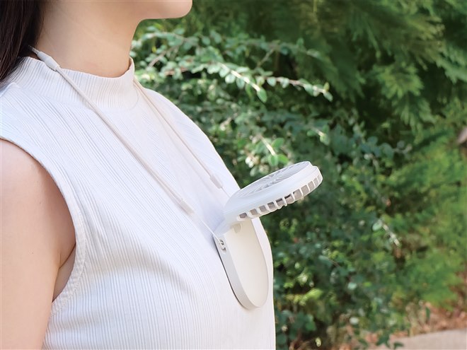 エレス、スマートに持ち歩ける3WAY薄型ハンディファン「iFan Fino