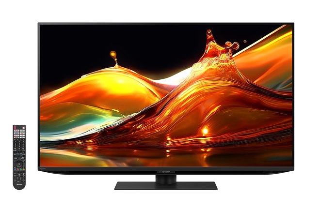 シャープ、mini LEDバックライトを搭載した4K液晶テレビ「AQUOS