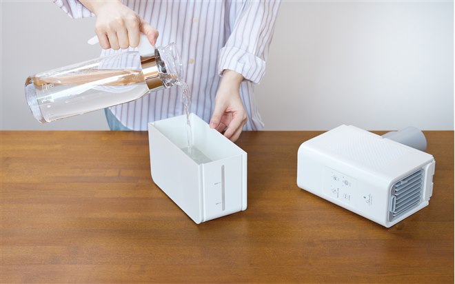 アピックス、ミストと送風の気化熱効果で新たな涼しさ「SHIZUKUクール