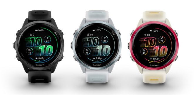ガーミン、マイクとスピーカーを搭載したランニングGPSウォッチ