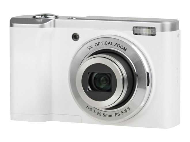 ケンコー、光学5倍ズームデジカメ「KC-ZM08」にホワイトモデルを ケンコー、光学5倍ズームデジカメ「KC-ZM08」にホワイトモデルを