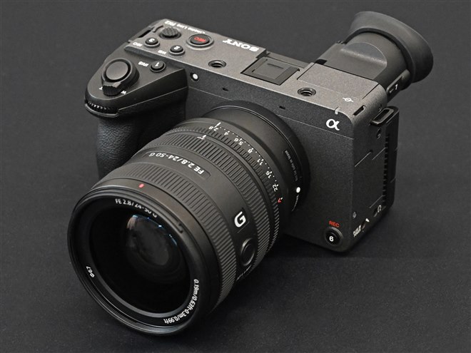 ソニー、チルト式ファインダー搭載の映像制作用カメラ「Cinema Line