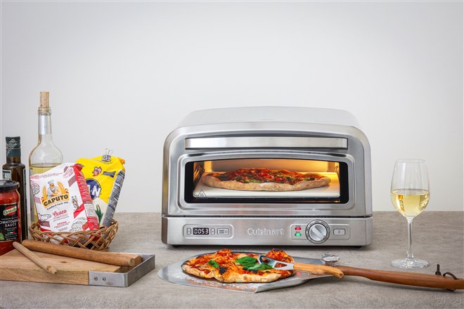 Forno ピザオーブン 最大400℃ クイジナート、最高400度で本格ピザが焼ける家庭用ピザオーブン