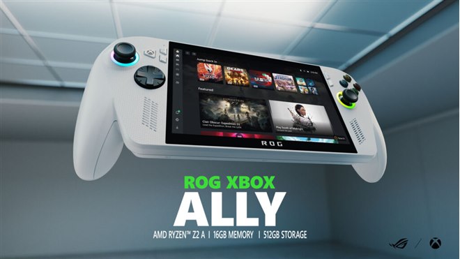 MSとASUSが共同開発したポータブルゲーミングPC「ROG Xbox Ally