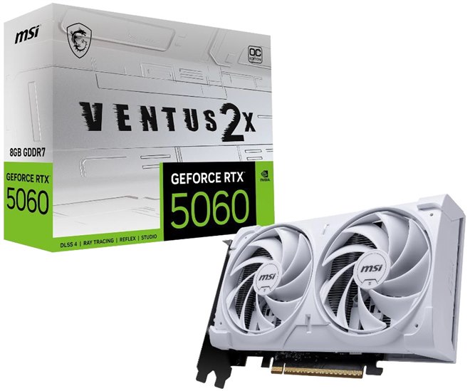 MSI、「GeForce RTX 5060」を搭載したビデオカード2モデル