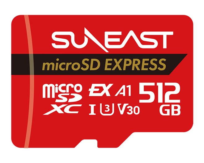 SUNEAST、Nintendo Switch 2動作確認済みmicroSD Expressカード