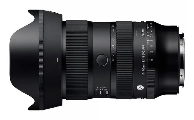 シグマ、全域F1.8通しの標準ズームレンズ「Sigma 17-40mm F1.8
