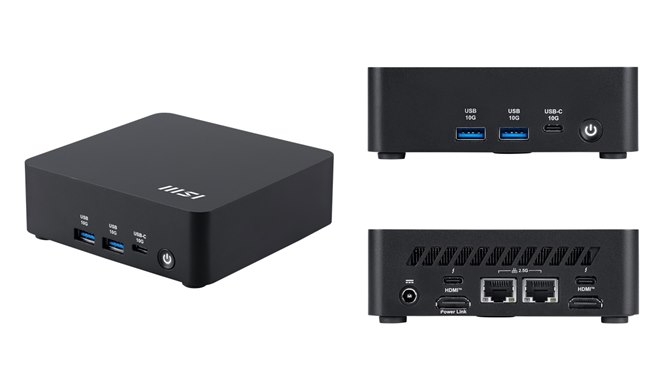 MSI、「Core Ultra 5 125H」を搭載したミニPC「Cubi NUC AI 1UMG-031JP