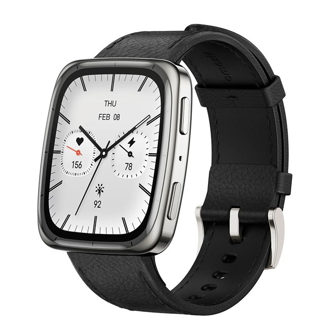 Amazfit、高輝度有機ELやスチール製ボディを採用したスマート