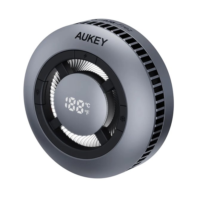 AUKEY Mag Fusion Game Frost スマホクーラー qi2 AUKEY、冷却ファンや温度表示を採用したQi2ワイヤレス充電器