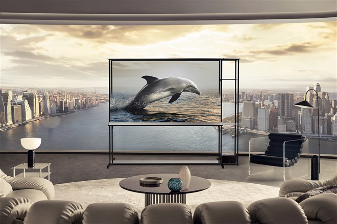 LG、1100万円の透過型ワイヤレス4K有機ELテレビ「LG SIGNATURE OLED T