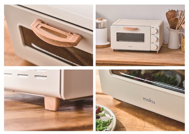 アルファックス・コイズミ、木目調のコンベクショントースター「moku