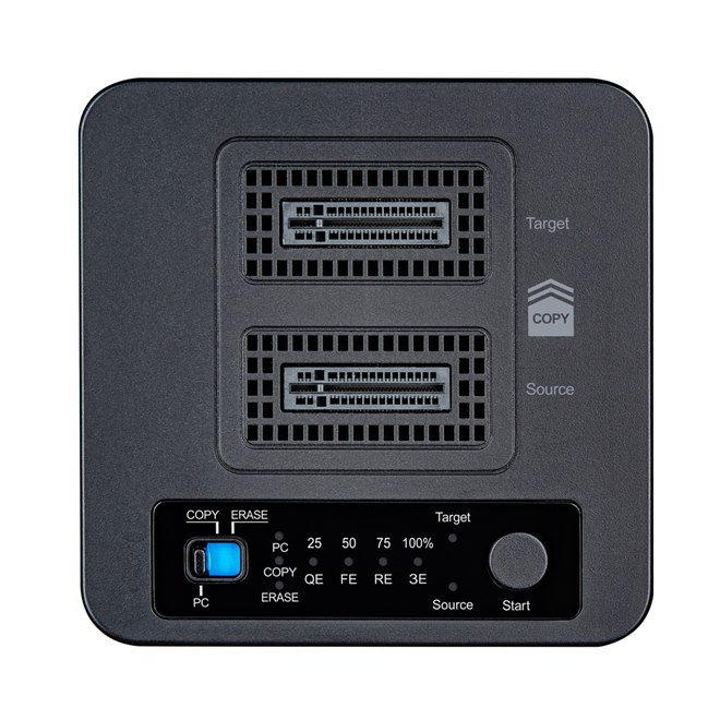 センチュリー、単体でM.2 NVMe SSDのクローン作製やデータ消去が可能な
