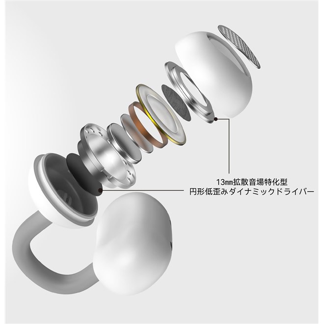 水無月、イヤーカフ型を採用した完全ワイヤレスイヤホン「PILL