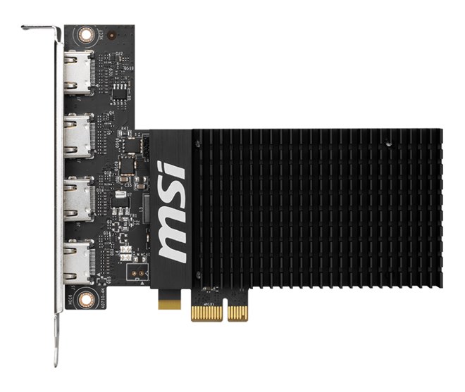 HP Ryzen5 GT710 ⭕️ 3画面可能 5,980円、4画面のHDMI出力に対応した「GeForce GT 710」搭載