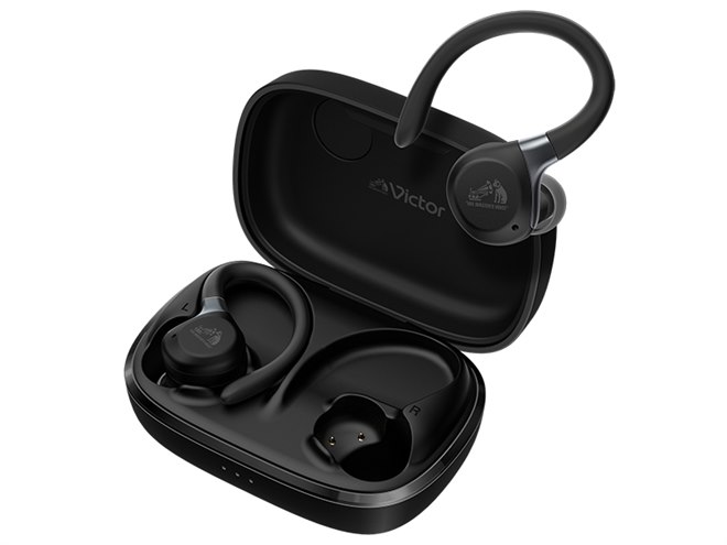 ビクター、「フレキシブルイヤーフック」を採用したスポーツ向け