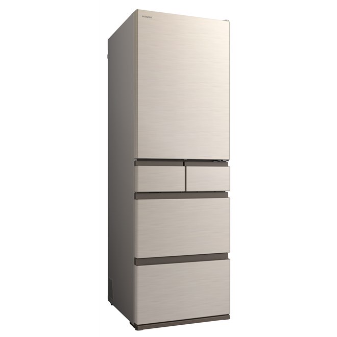 日立、霜つきも抑える470Lのシングルドア冷蔵庫「R-HWS47X