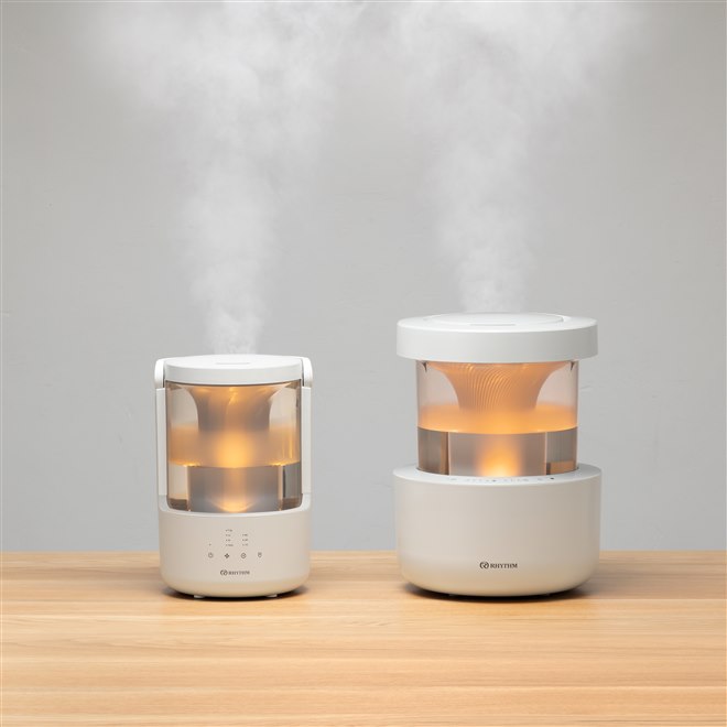 リズム、安定した加湿や扱いやすさを実現した超音波式プールレス加湿器