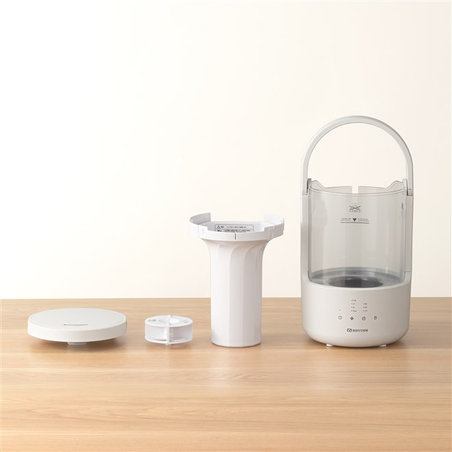 リズム プールレス加湿器 ウォームグレー RHYTHM（時計） RHYTHM プールレス加湿器 MIST350 リズム