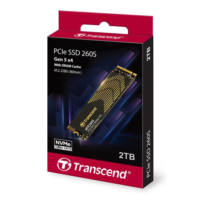 トランセンド、最大14000MB/sのリード速度に対応したM.2 NVMe